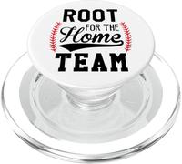 Root for The Home Team Baseball Mom Funny Baseball Game Day PopSockets PopGrip pour MagSafe
