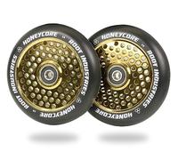 Root Honeycore Noir 110mm Roue Trottinette Freestyle Pack de 2 Or 110mm