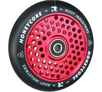 Root Industrie Air Honeycore Roue de 110 mm pour trottinette + autocollant Fantic26, Rot / Pu Schwarz
