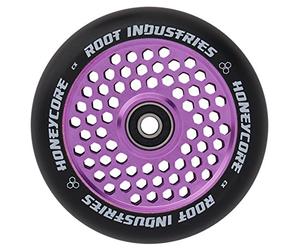 Root Industrie Air Honeycore Rouleau de trottinette 120 mm + autocollant Fantic26 (violet/polyuréthane)