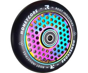 Root Industries Air Honeycore Roue de rechange pour trottinette freestyle 110 mm + autocollant Fantic26