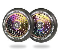 ROOT INDUSTRIES Roue trottinette freestyle Honeycore Noir 110 mm Pack de 2 Neochrome