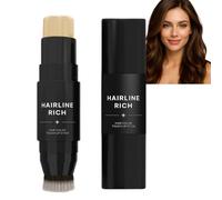 Root Touch Up Stick, stylo double extrémité avec pointe crayon et brosse douce, couvre instantanément les cheveux gris, correcteur racine imperméable hommes femmes (5# 1pcs)