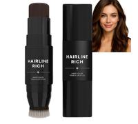 Root Touch Up Stick, stylo double extrémité avec pointe crayon et brosse douce, couvre instantanément les cheveux gris, correcteur racine imperméable hommes femmes (2# 1pcs)