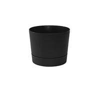 Root & Vessel Pot cylindrique, Noir Mat, 21,6 cm
