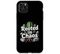 Rooted in Chaos Funny Cactus Gardener Graphic Coque pour iPhone 11 Pro Max