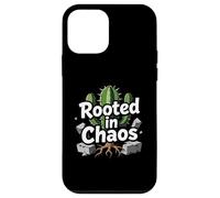 Rooted in Chaos Funny Cactus Gardener Graphic Coque pour iPhone 12 Mini