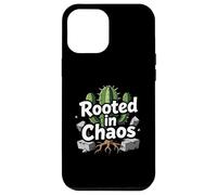 Rooted in Chaos Funny Cactus Gardener Graphic Coque pour iPhone 12 Pro Max