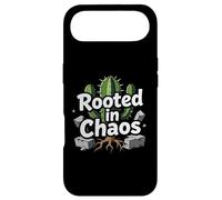 Rooted in Chaos Funny Cactus Gardener Graphic Coque pour iPhone Air