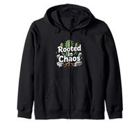 Rooted in Chaos Funny Cactus Gardener Graphic Sweat à Capuche