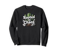 Rooted in Chaos Funny Cactus Gardener Graphic Sweatshirt