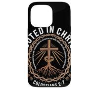 Rooted In Christ Colossians 2 7 Enraciné Et Fortifié Foi Coque pour iPhone 13 Pro