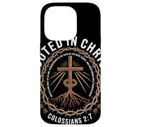 Rooted In Christ Colossians 2 7 Enraciné Et Fortifié Foi Coque pour iPhone 14 Pro