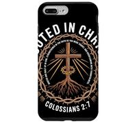 Rooted In Christ Colossians 2 7 Enraciné Et Fortifié Foi Coque pour iPhone 7 Plus/8 Plus