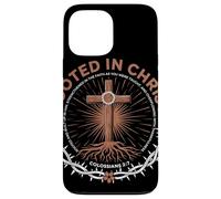 Rooted In Christ Colossians 2 7 Foi Chrétienne Inspirée Coque pour iPhone 13 Pro Max