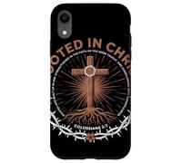 Rooted In Christ Colossians 2 7 Foi Chrétienne Inspirée Coque pour iPhone XR