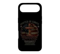 Rooted in Christ Cross Shirt Christian Tee for Men Coque pour iPhone Air