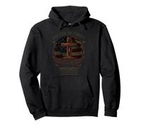 Rooted in Christ Cross Shirt Christian Tee for Men Sweat à Capuche