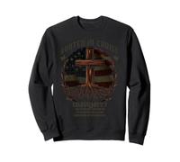 Rooted in Christ Cross Shirt Christian Tee for Men Sweatshirt