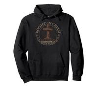 Rooted in Christ Shirt Jesus Shirt Vintage Cross Christian Sweat à Capuche