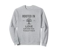 Rooted in Love, Growing Together.Vintage, Family, Design Sweatshirt