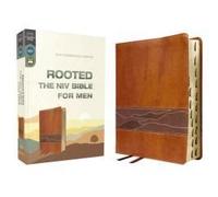Rooted: The Niv Bible For Men, Leathersoft, Brown, Thumb Indexed, Comfort Print