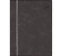Rooted: The NIV Bible for Men, Leathersoft, Gray, Thumb Indexed, Comfort Print