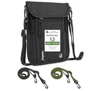 rootful.® Poche poitrine avec protection RFID [HAUTE QUALITÉ] Bandoulière pour une sécurité maximale | Sac à bandoulière pour smartphone, passeport, cartes d'identité, argent liquide et plus encore |