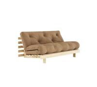 Roots Canapé-lit 160x200 Brut/755 Moka