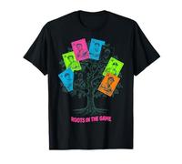 Roots in The Game Carte de Baseball Vintage T-Shirt