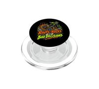 Roots Rocks and Bad Decisions VTT Descente Boue Racines PopSockets PopGrip pour MagSafe