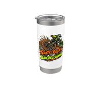Roots Rocks And Bad Decisions VTT descente Gobelet isotherme en acier inoxydable double paroi