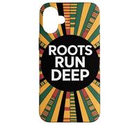 Roots Run Deep, Design rétro African Pride Coque pour iPhone 16 Plus
