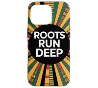 Roots Run Deep, Design rétro African Pride Coque pour iPhone 16 Pro