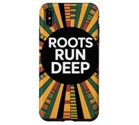 Roots Run Deep, Design rétro African Pride Coque pour iPhone XS Max