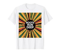 Roots Run Deep, Design rétro African Pride T-Shirt