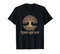 Roots Run Deep Family Heritage Ancestry Lineage Généalogie T-Shirt