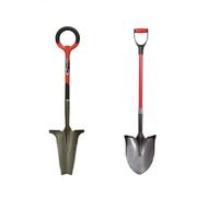Venteo - Pack RootSlayer + Pelle à rebords Noir - Adulte - Acier de carbone, Manche 360°