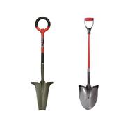 Venteo - Pack RootSlayer + Pelle à rebords Noir - Adulte - Acier de carbone, Manche 360°