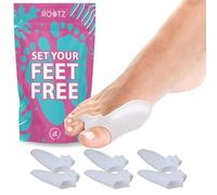 ROOTZ® | 3 Paires de Correcteurs d'Hallux Valgus | Orthèse avec Séparateur d'Orteil et Protection Oignon pour Soulager la Douleur et la Friction