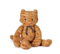 Rooxy - chat meloe raye 37cm - MAÏLOU TRADITION - PELUCHES/Animaux - MA0341 - Orange - Polyester / Coton
