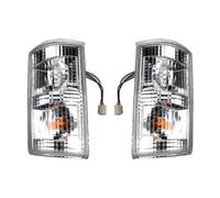 Ropaix Feux Circulation Diurne Pour JBC Pour Camion Jingbei Pare-chocs Avant Coin Lumière Clignotant Feu Antibrouillard Marqueur Lumière Lampe D'angle Avec Ampoules Feux Avants Auto(Left Right)