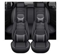 Ropaix Housse Siège Voiture pour Nissan pour Tiida Housses de siège de Voiture universelles en Cuir(9 Piece F)