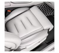 Ropaix Housse Siège Voiture Repose-Pieds Étendu Siège Voiture Repose-Jambes Conducteur Passager Housse Universelle Siège Voiture Cuir Épais Antidérapant(Blanc)