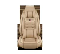 Ropaix Housses Sieges Housse de siège de Voiture en Cuir, pour Lexus ES350 NX GS350 CT200h ES300h GS450h IS250 LS460 LS, Tous Les modèles Voiture Ensembles Housses(1 Seat Beige Pillow)