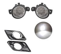 Ropaix Projecteurs Antibrouillard Pour Nissan Pour X-Trail T32 Pour Rogue 2014-16 Cache Du Commutateur Phares Antibrouillard Grille Ensemble Phares Antibrouillard(Led and covers)