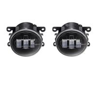 Ropaix Projecteurs Antibrouillard Pour Peugeot 3008 207 307 2008 4008 4007 5008 408 407 607 301 308 LED Lens Fog Driving Lamp DRL 2 X Car Angel Eye Fog Light(Red and Yellow)