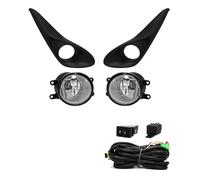 Ropaix Projecteurs Antibrouillard Pour Toyota Pour Aqua Pour Prius 2018-19 Courir Jour Lumière Ange Yeux Pare-chocs Avant Conduisant Lampe Brouillard Imperméable DRL(White White Ring)