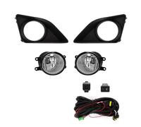 Ropaix Projecteurs Antibrouillard Pour Toyota Pour Corolla Pour Altis Lumière Conduite Auto Halogène Lumière Jour Course Jour DRL Lampe Brouillard Menée(Halogen Set)