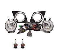 Ropaix Projecteurs Antibrouillard Pour Toyota Pour RAV4 2009-2012 Phare Feu Brouillard Câble Interrupteur Couverture Grille Halogène Feux Brouillard Cadre LED(Halogen set)